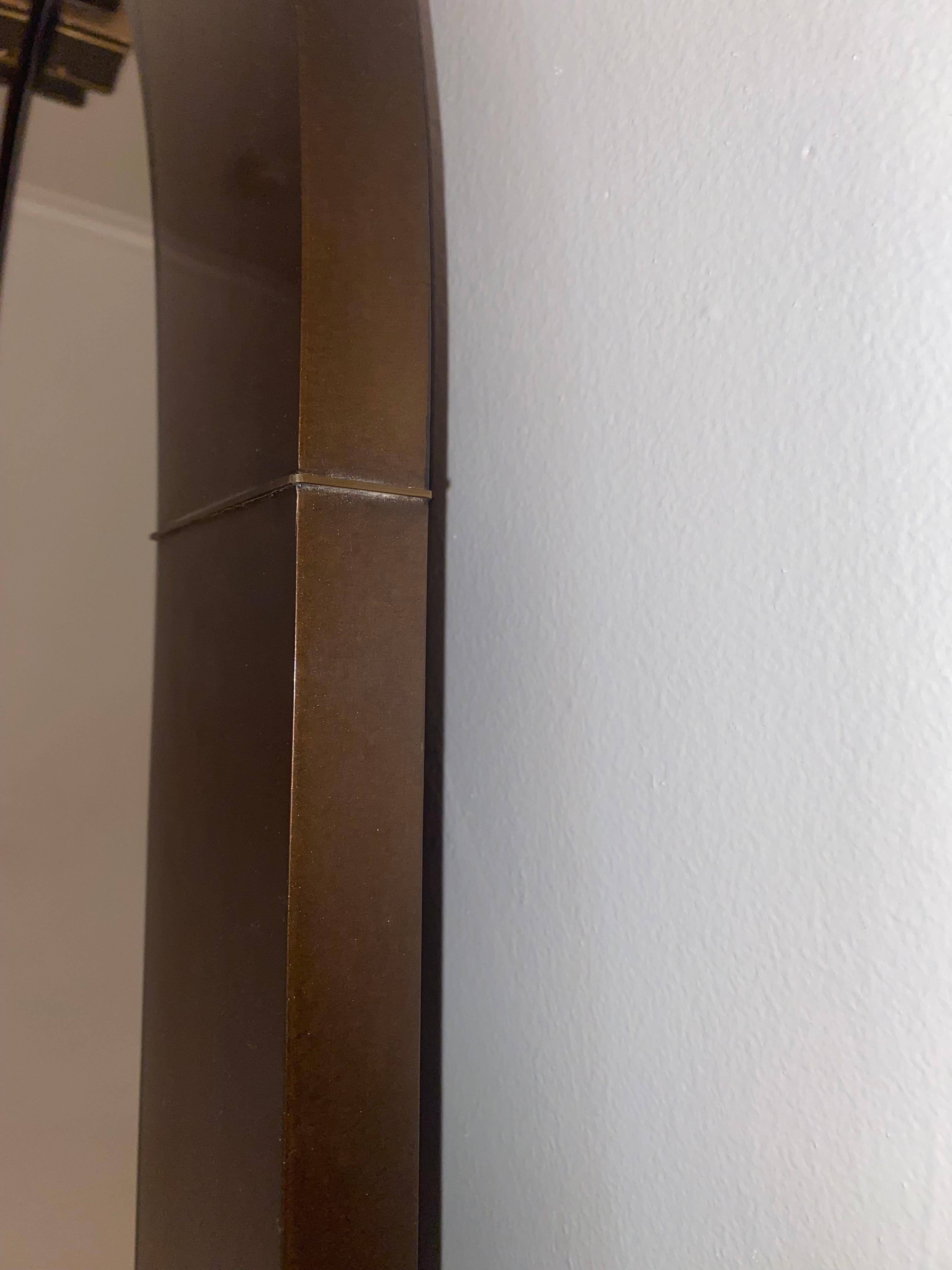 Legno Monumentale specchio da pavimento o da parete ad arco Art Deco Mirror in vendita