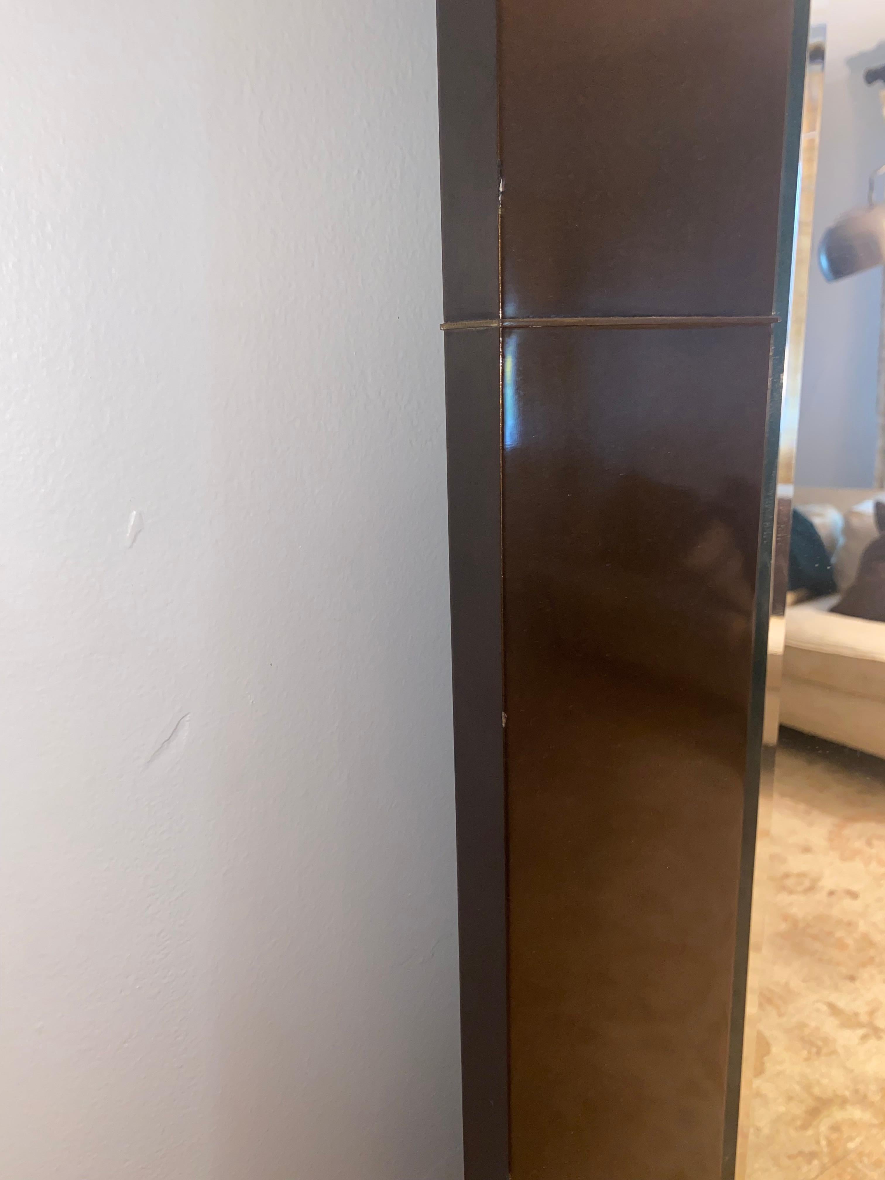 Monumental Art Deco Espejo arqueado de pie o de pared alto en venta 3