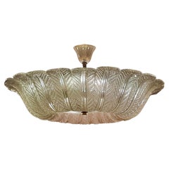 Vintage Monumental Art Déco chandelier by BAROVIER & TOSO