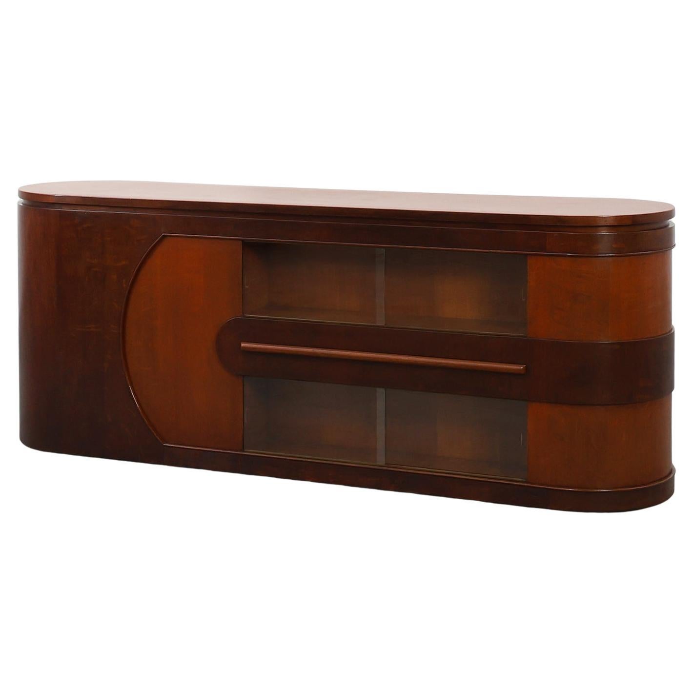 Monumental Art Deco Counter Attributed to De Coene, Belgium 1920s