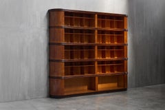 Monumental Art Deco Display Cabinet, Italy, Mid-20th Century