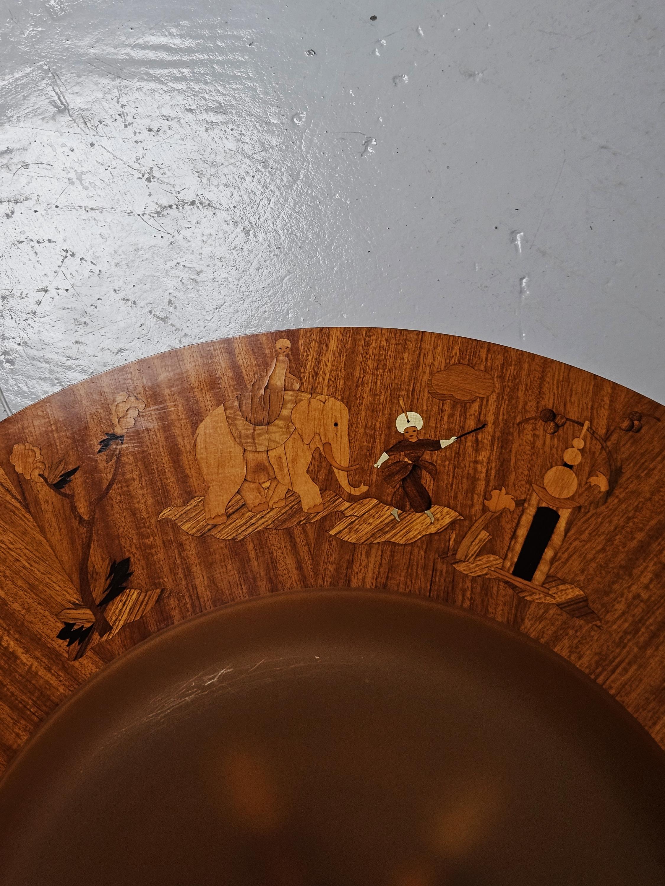 20th Century Monumental Art Deco flush mount ceiling lamp by Birger Ekman, Sweden, 1930s