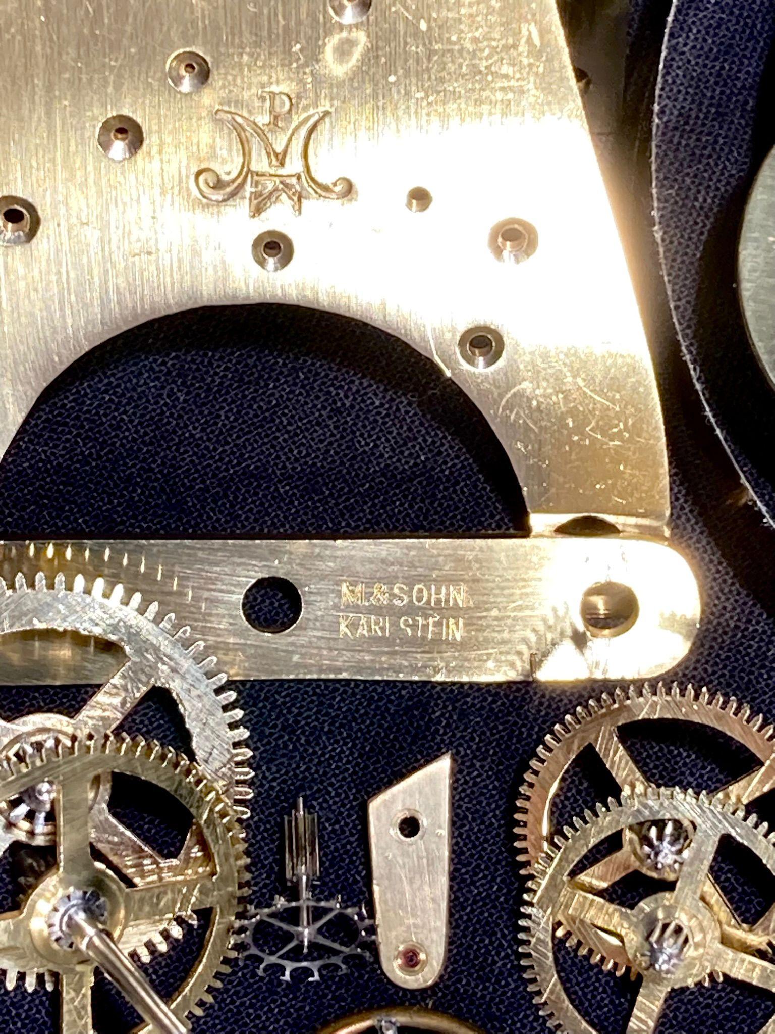 Monumental Art Deco Mantel Clock - Orpheus And The Animals, Austria, circa 1925 For Sale 10