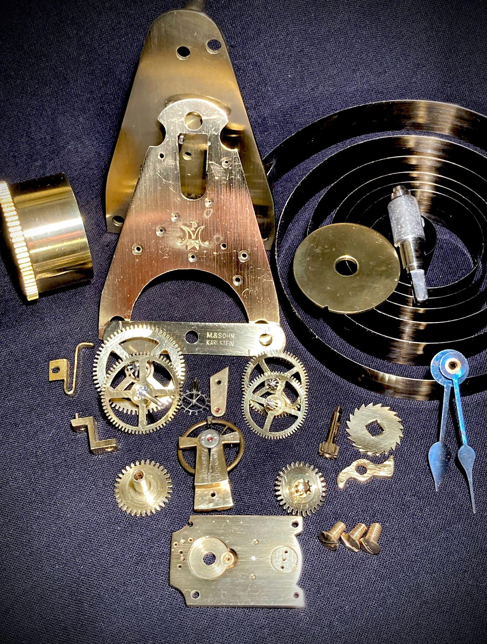 Monumental Art Deco Mantel Clock - Orpheus And The Animals, Austria, circa 1925 For Sale 11