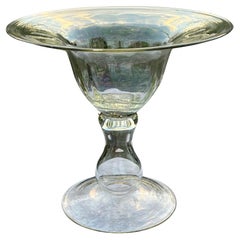 Monumental Art Glass Hand Blown Centerpiece Bowl