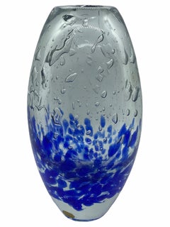 Monumental Art Glass Vase by Bohemia Glass, Czechoslovakia, Vintage