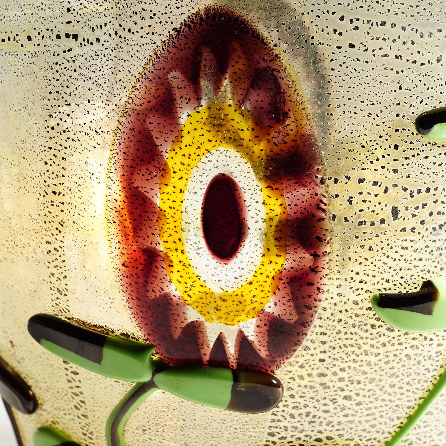 Vetro artistico Vaso monumentale in vetro artistico di Licio Zanetti, Murano, circa anni '70 in vendita
