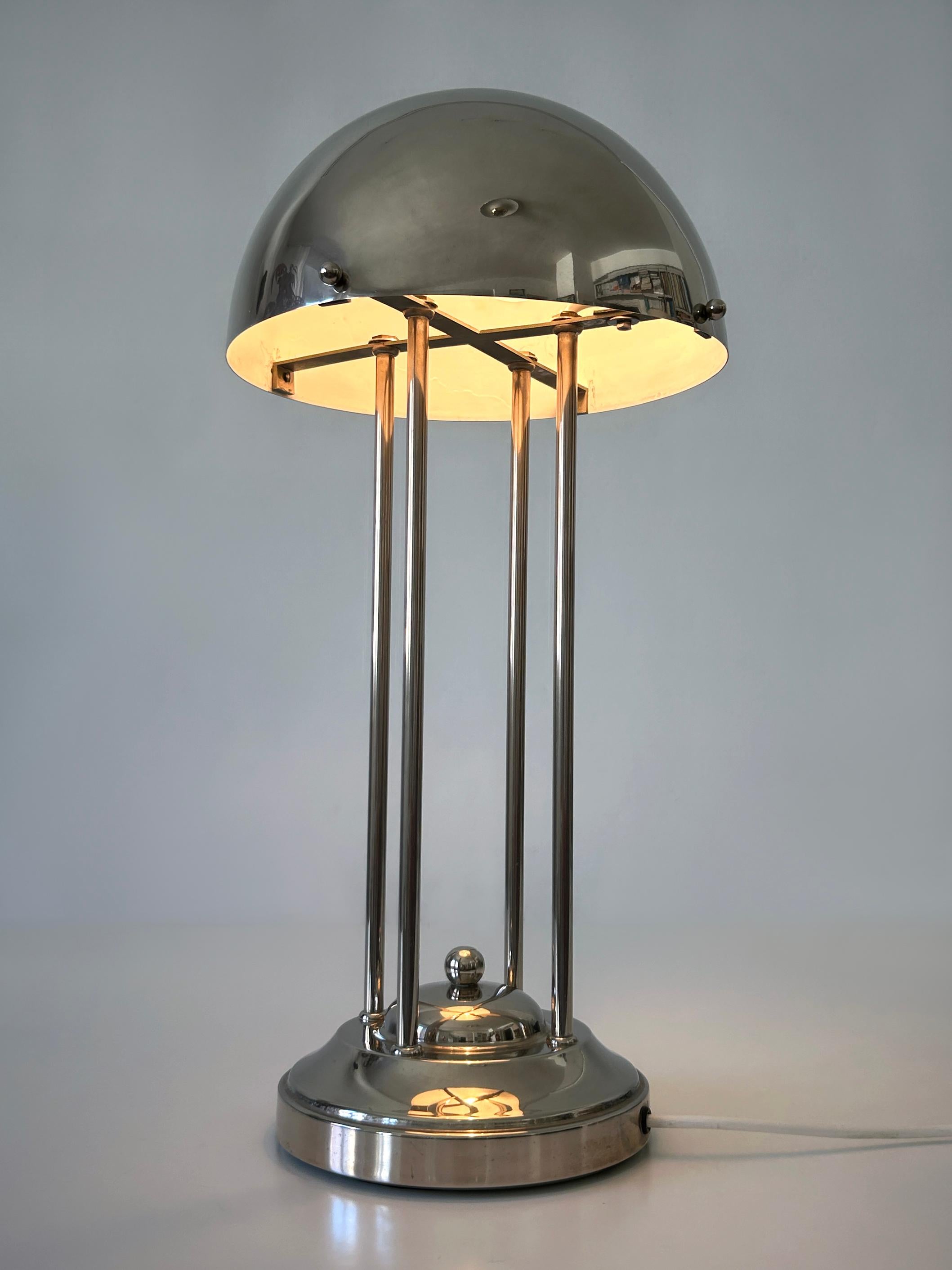 Monumental Art Nouveau Table Lamp Haus Henneberg HH1 by Josef Hoffmann Austria en venta 3