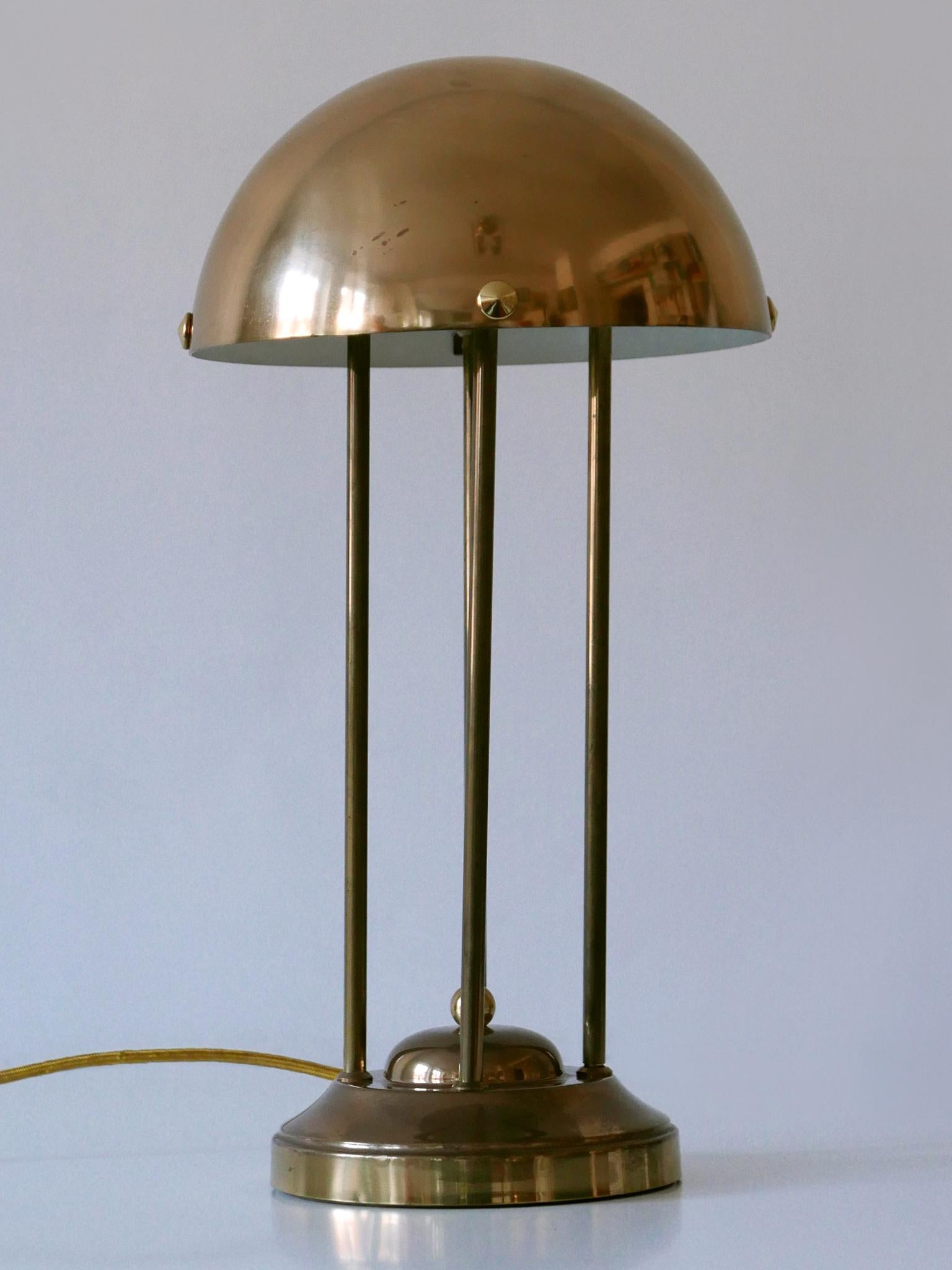 Monumental Art Nouveau Table Lamp Haus Henneberg HH1 by Josef Hoffmann Austria 5