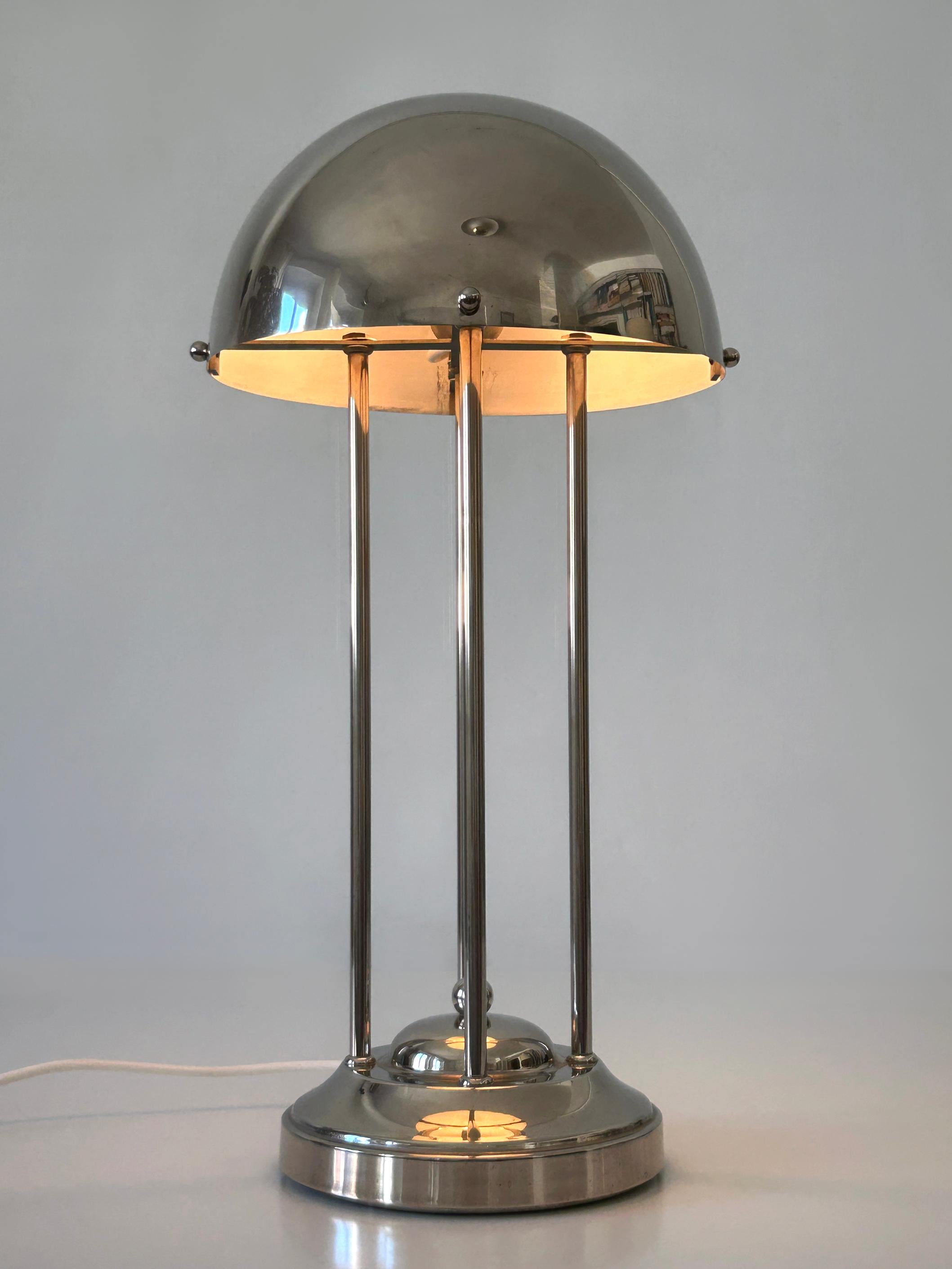 Monumental Art Nouveau Table Lamp Haus Henneberg HH1 by Josef Hoffmann Austria en venta 7