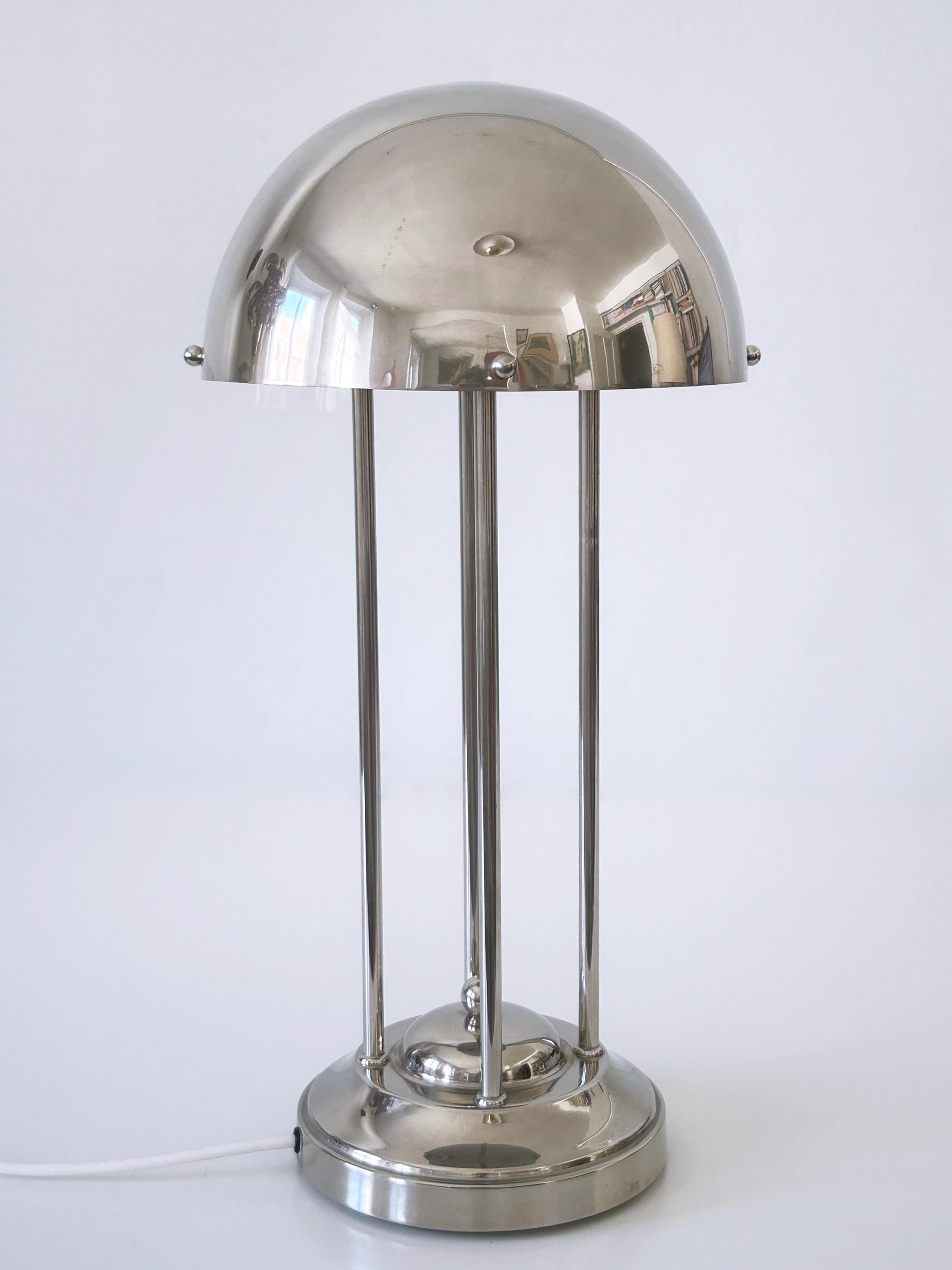 Monumental Art Nouveau Table Lamp Haus Henneberg HH1 by Josef Hoffmann Austria en venta 8