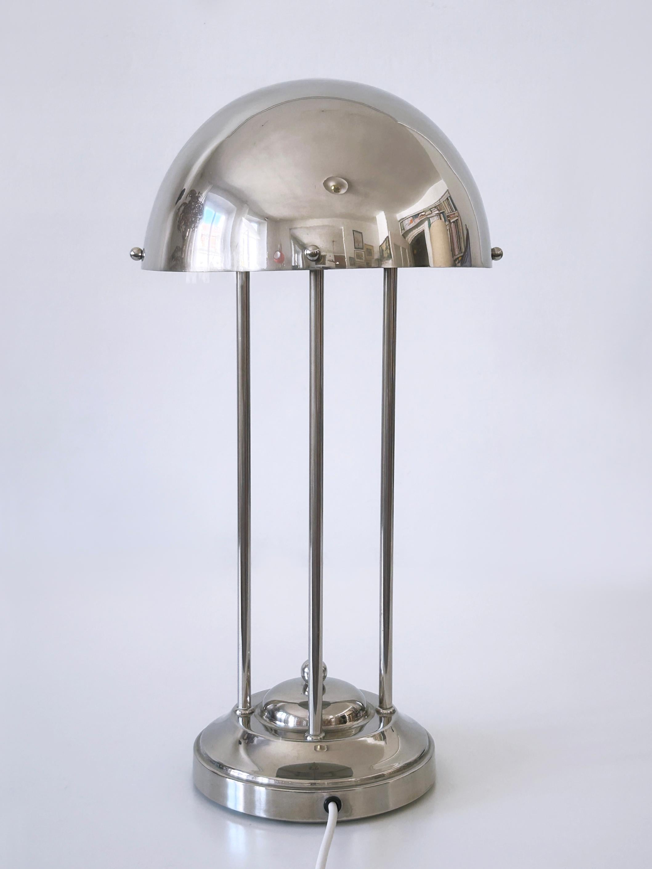 Monumental Art Nouveau Table Lamp Haus Henneberg HH1 by Josef Hoffmann Austria en venta 11