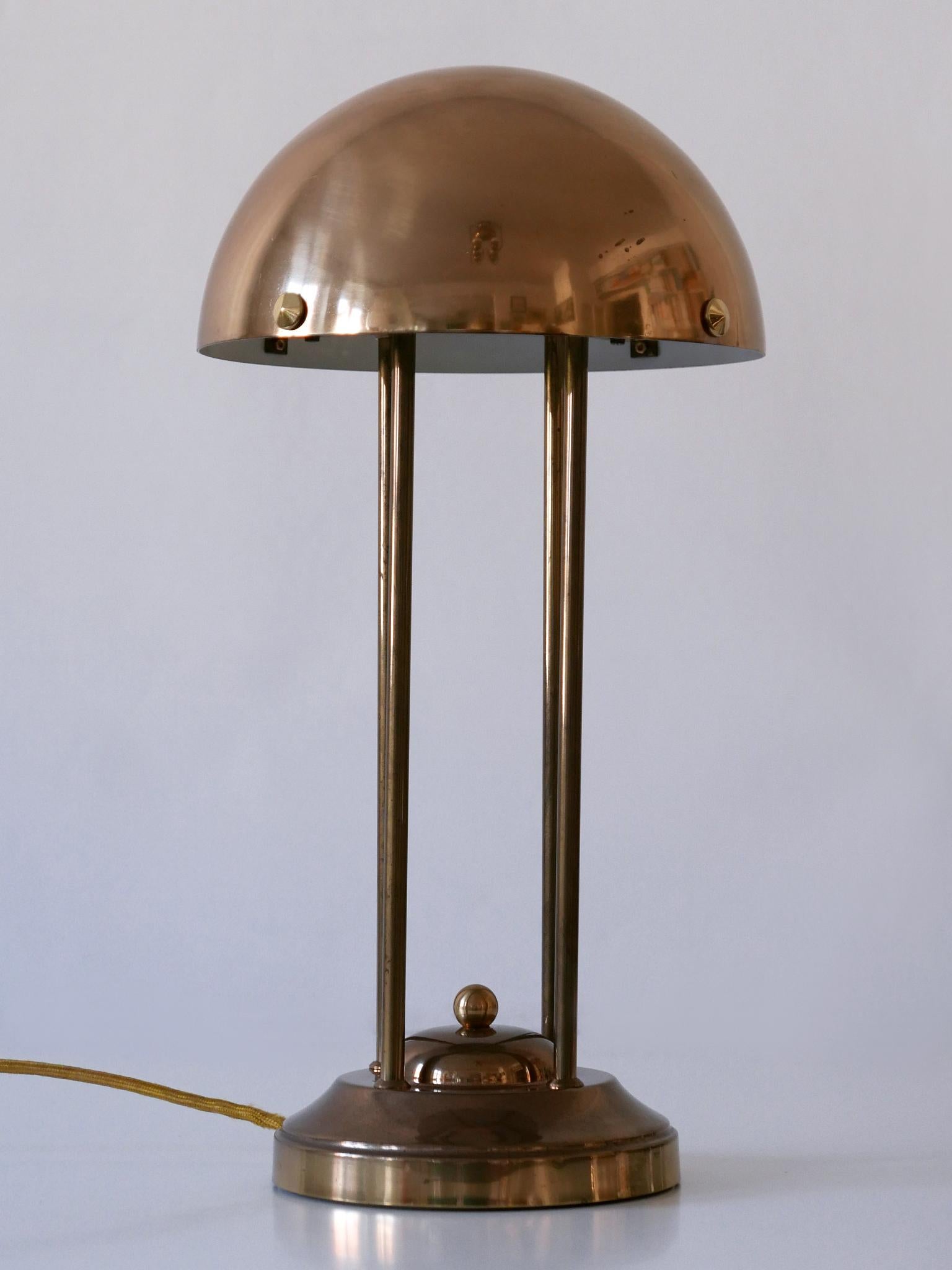 Monumental Art Nouveau Table Lamp Haus Henneberg HH1 by Josef Hoffmann Austria In Good Condition In Munich, DE