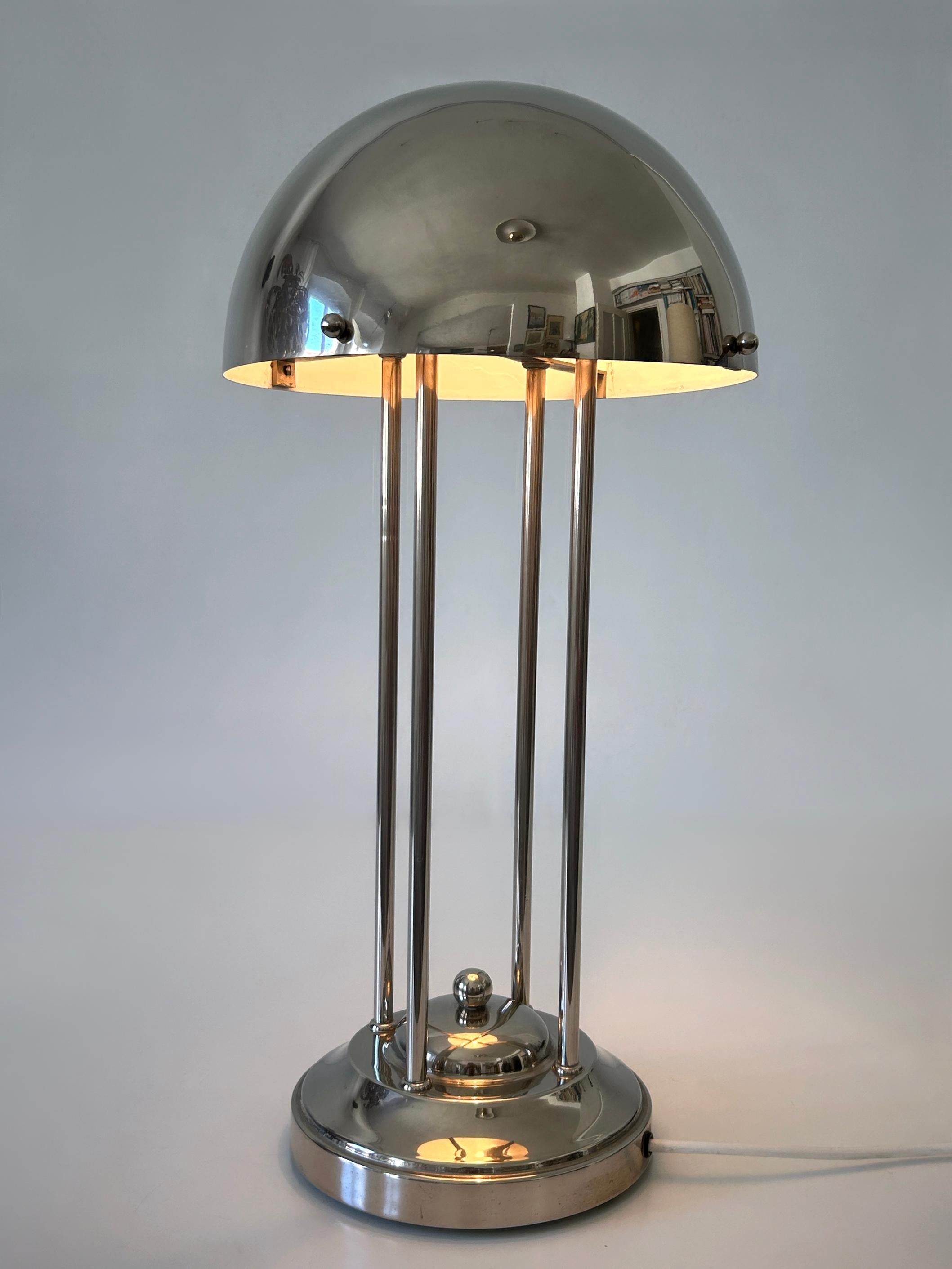 Monumental Art Nouveau Table Lamp Haus Henneberg HH1 by Josef Hoffmann Austria en venta 1