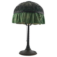 Monumental Art Nouveau Table Lamp probably by Reinhold Kirsch Germany 1900s