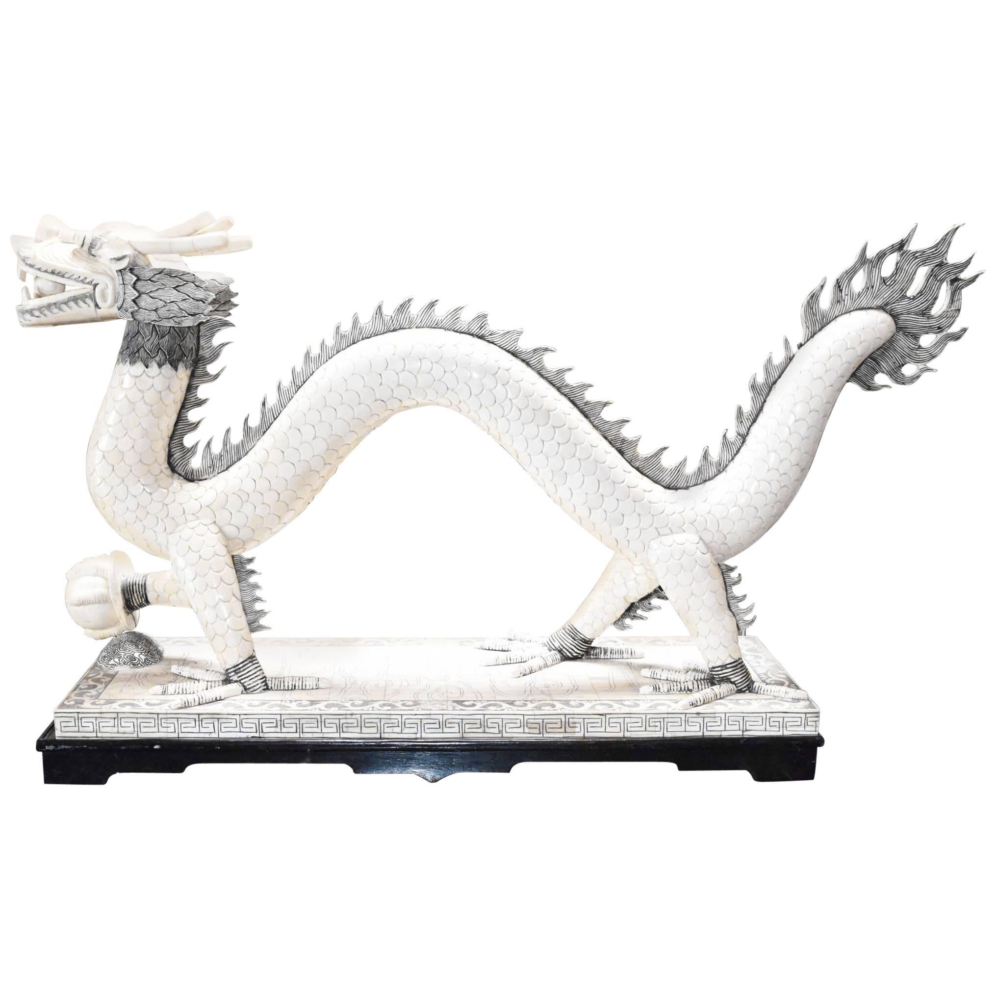 Monumental Asian Bone Dragon