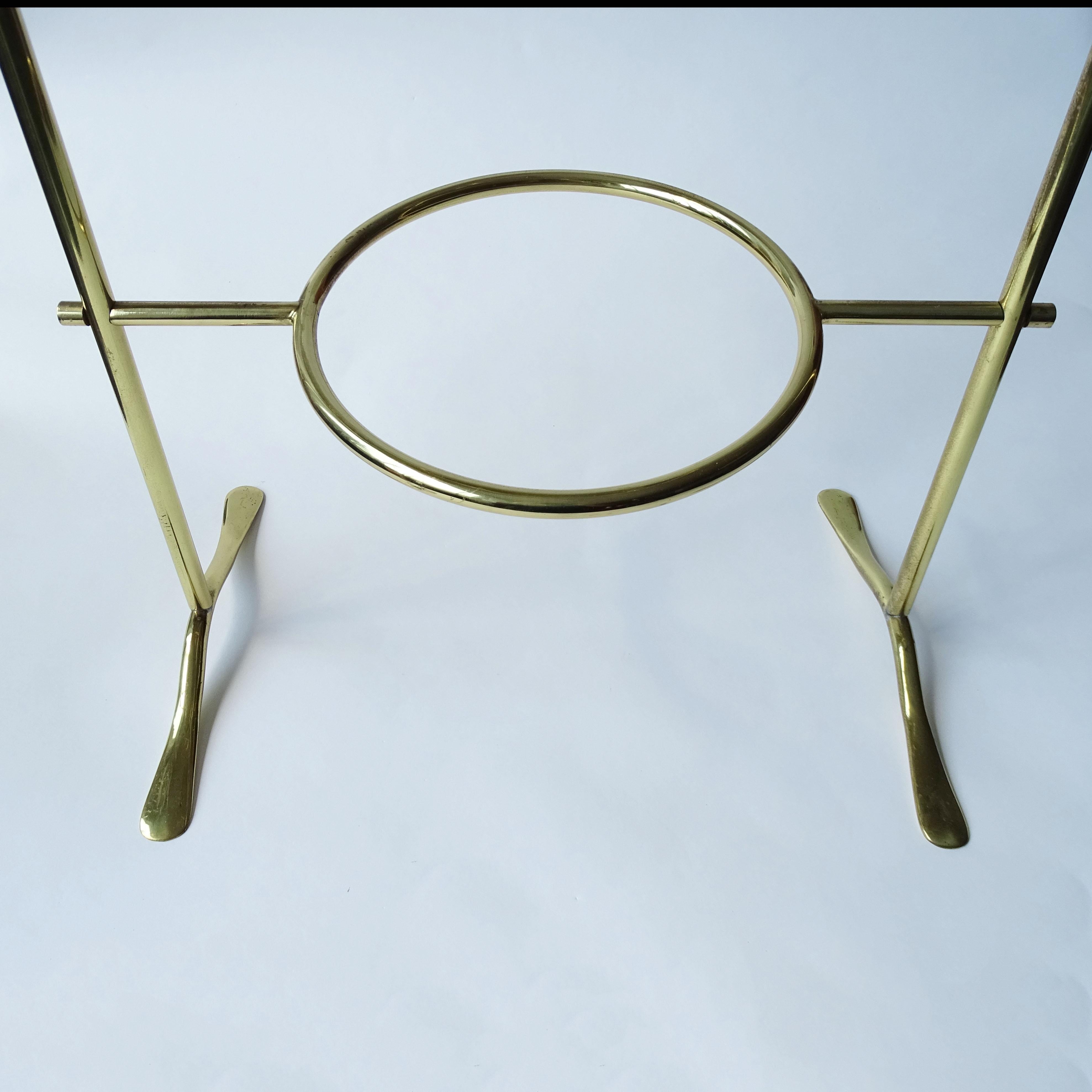 Monumental Azucena 1950s Three-Tier Brass Cake Stand.
It can also be used as a dish holder.
New Old Stock Azucena