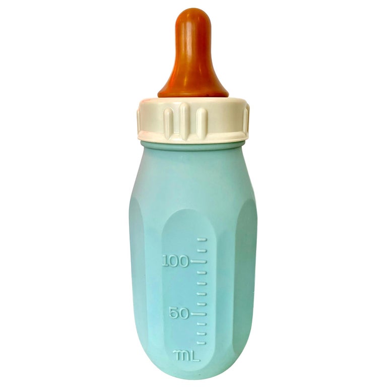 Monumental Blue Baby Bottle For Sale
