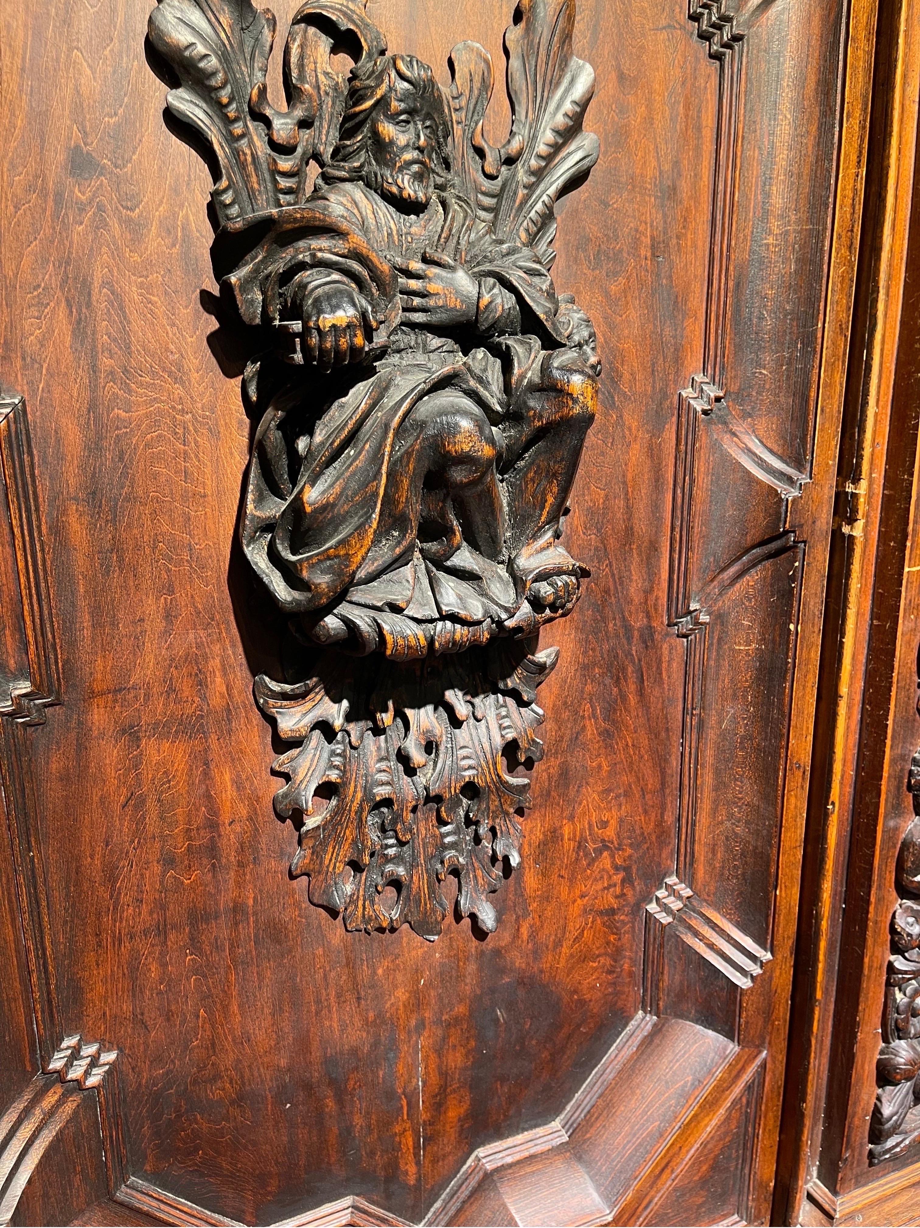 Cabinet baroque monumental, Oak Oak, vers 1720, Allemagne du Nord en vente 2
