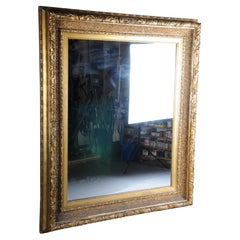 Monumental Baroque Wall Mirror from Around 1880