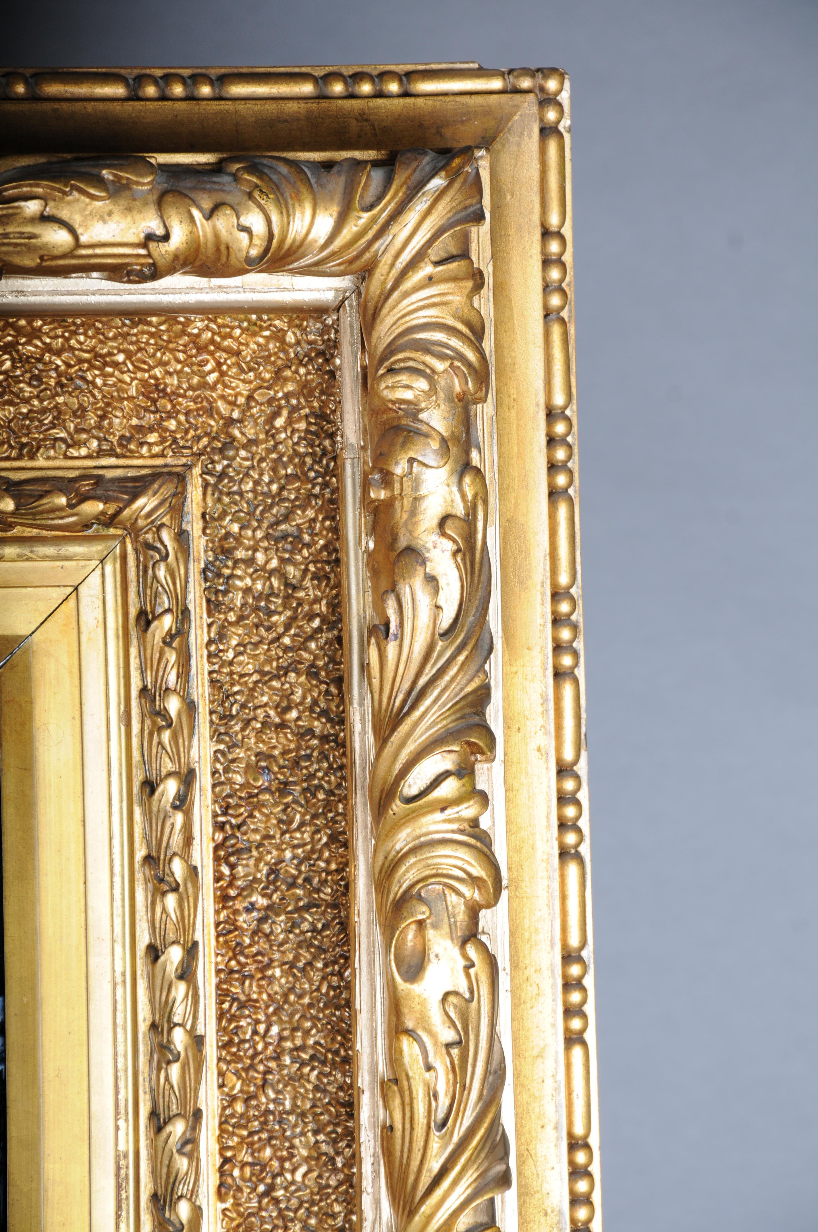 19th Century Monumental Baroque Wall Mirror from Around 1880 For Sale
