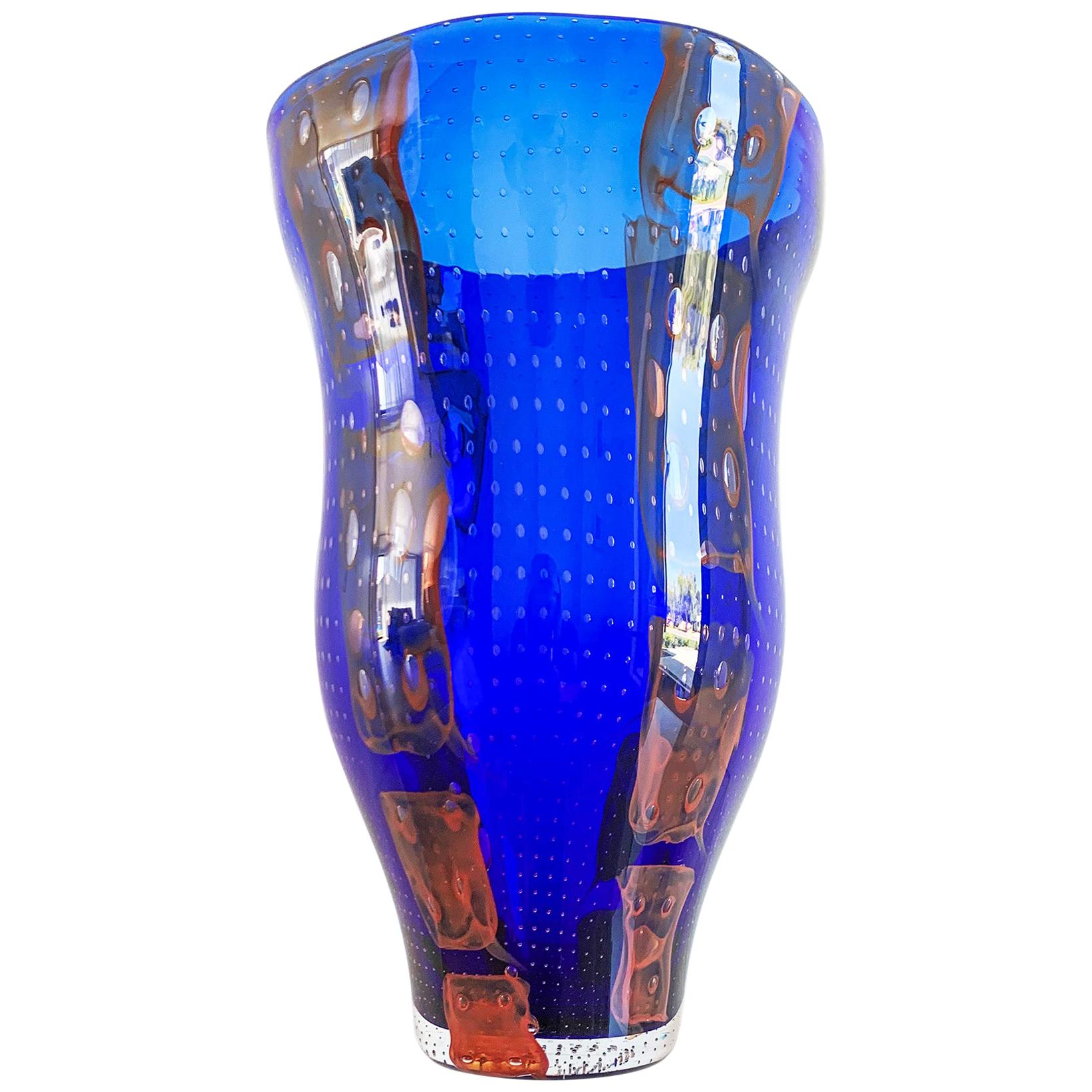 Monumental Barovier e Toso Murano Modern Glass Vase