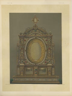 Monumental Bavarian Altars – Architectural Triptych, Munich 1874