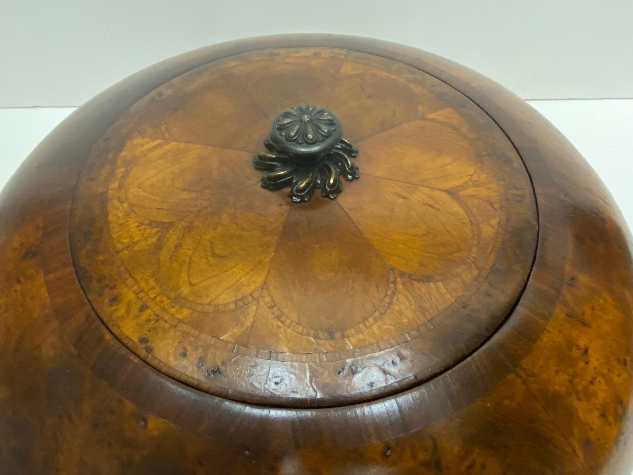 Philippine Monumental Beautifully Crafted Rounded Burl Wood Box