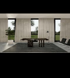 Monumental Beauty Table surdimensionnée en marbre Noir Saint Laurent 2023