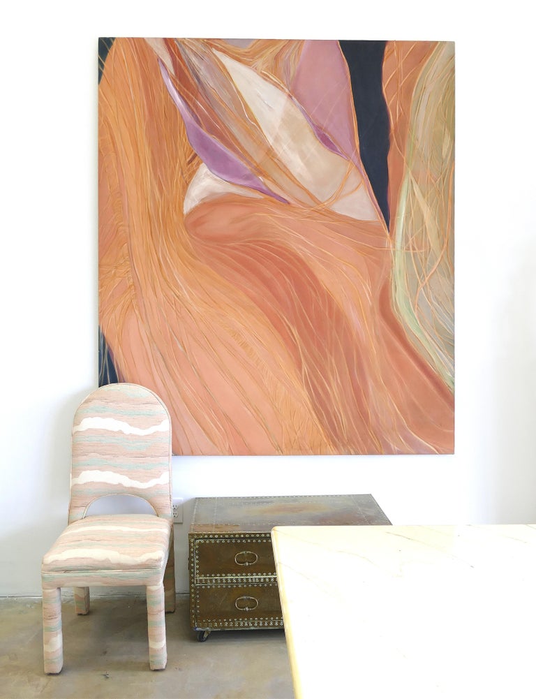 Monumental Biomorphic Abstract Painting, 1974 For Sale at 1stDibs