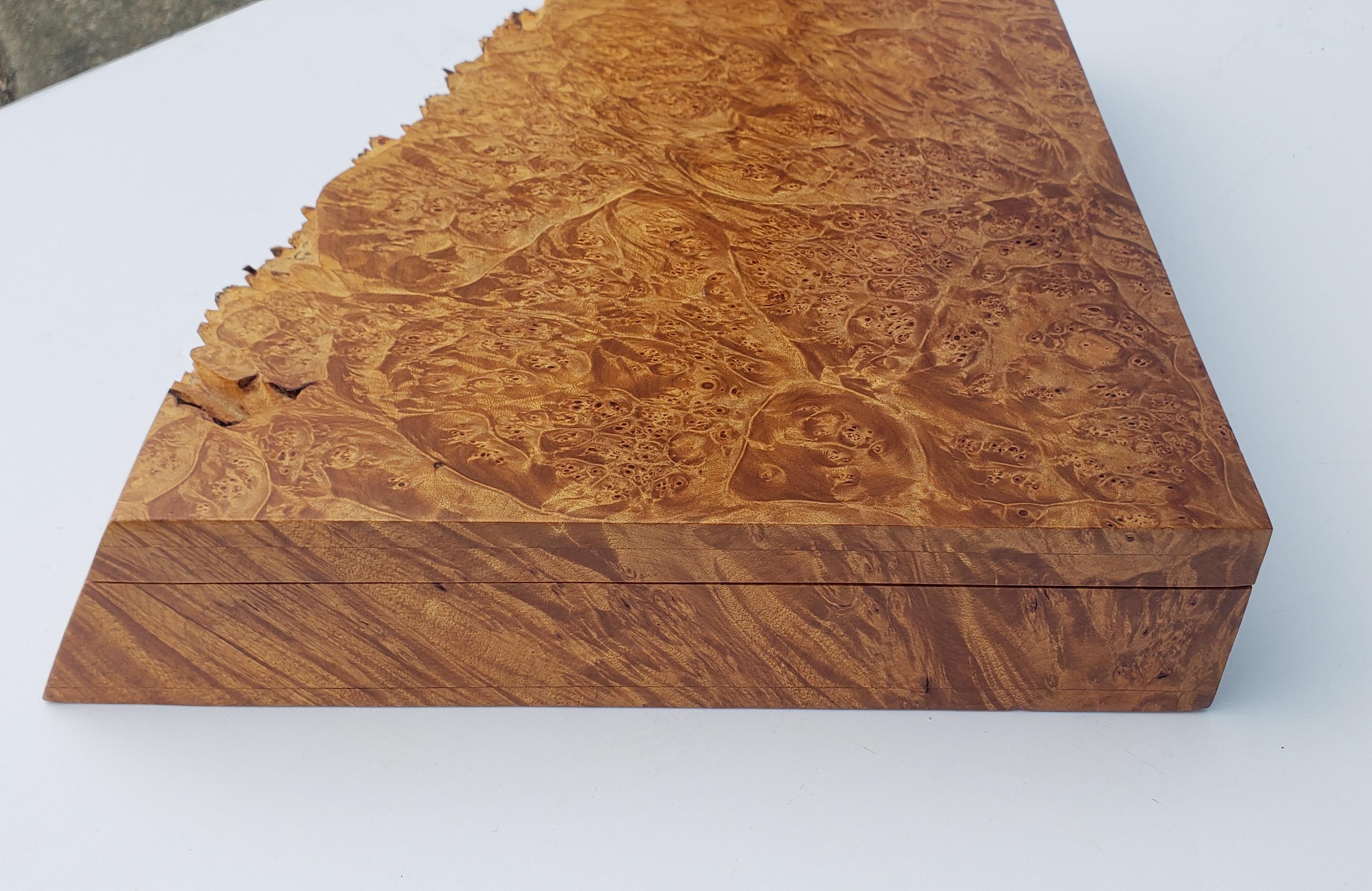 Monumental Birdseye Maple Box by Michael Elkan For Sale 3