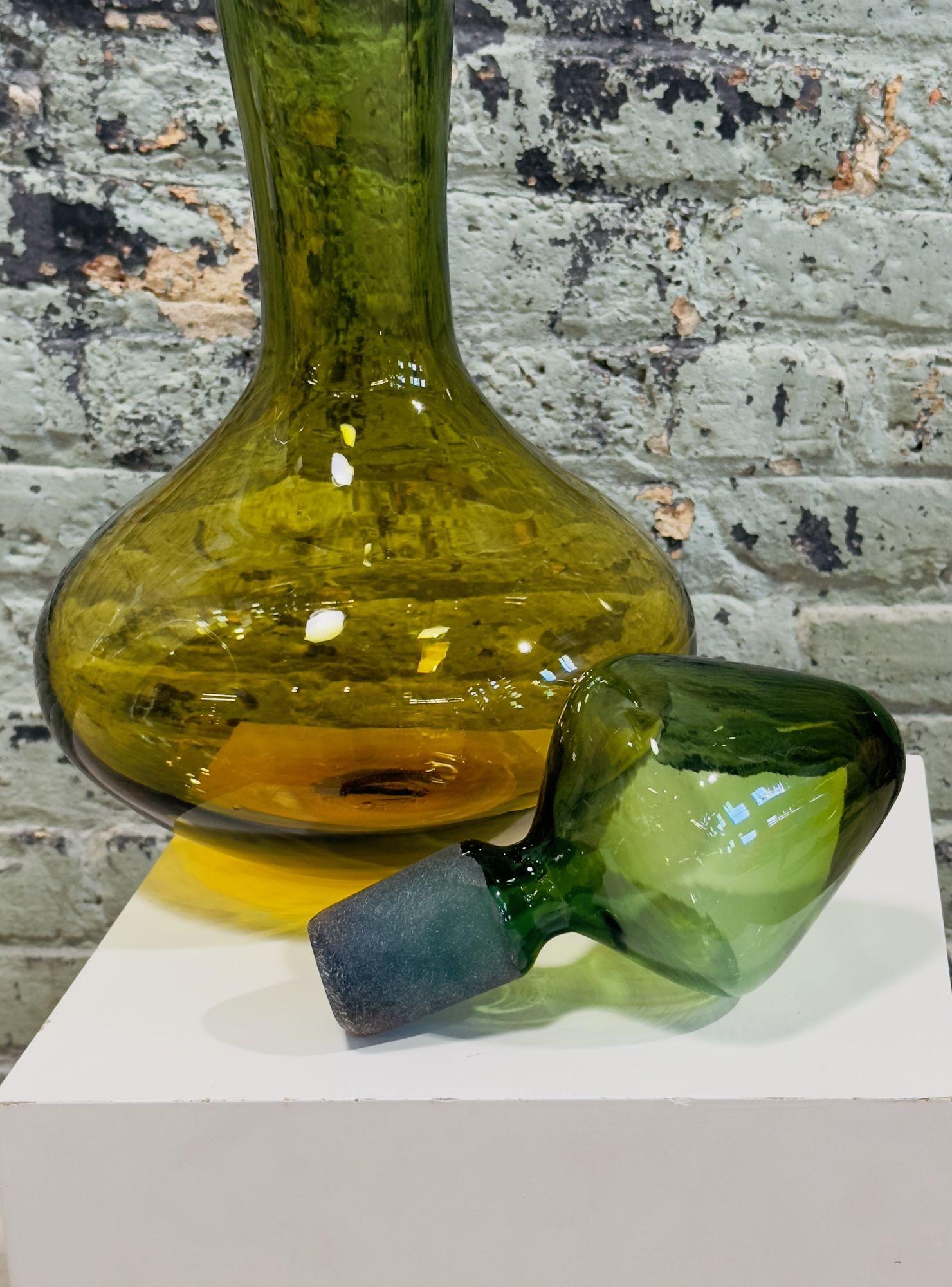 Blown Glass Monumental Blenko Art Glass, 1970 For Sale