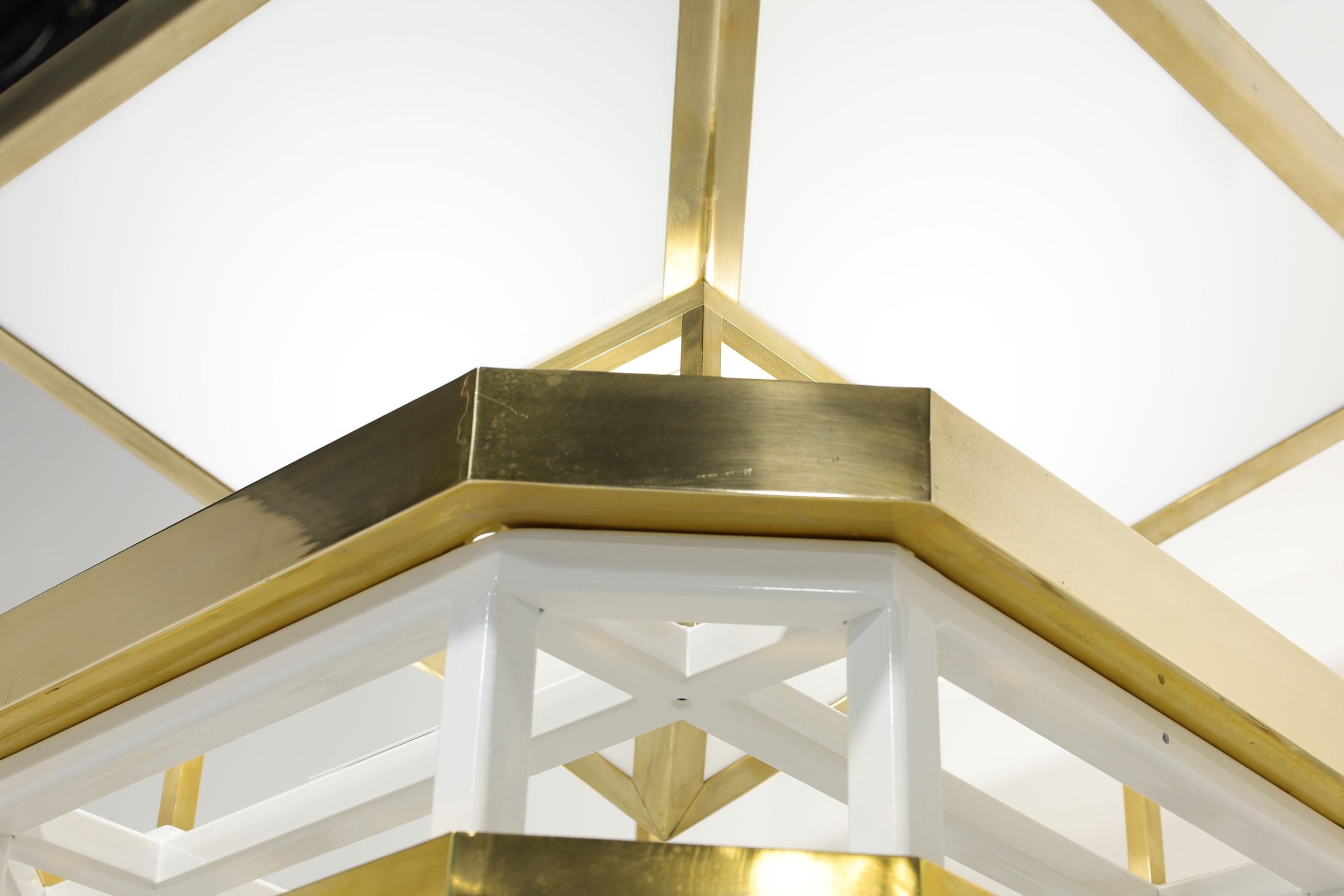 American Monumental Brass and Metal Torchieres For Sale