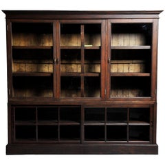 Monumental British Colonial Bookcase