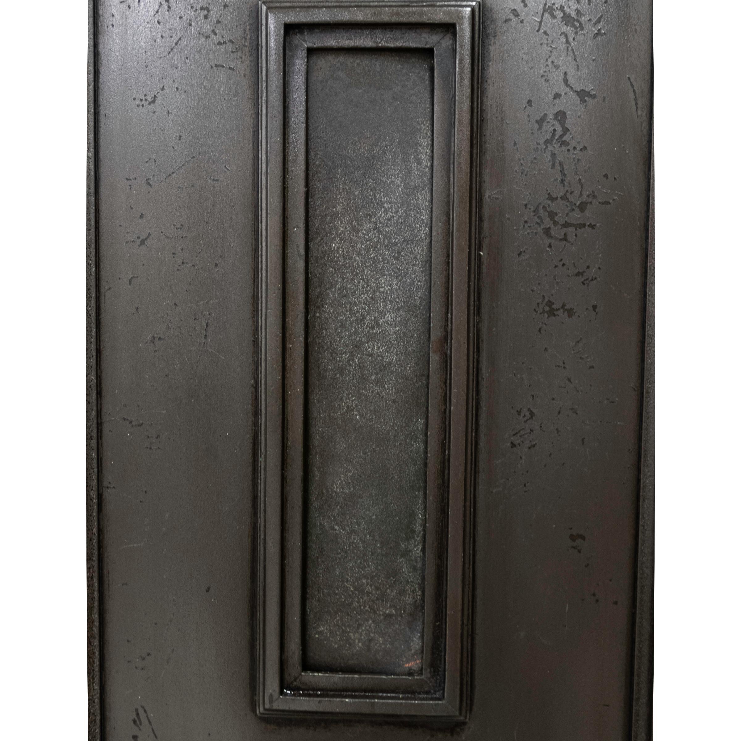 Portes d'entrée monumentales en bronze et acajou en vente 3
