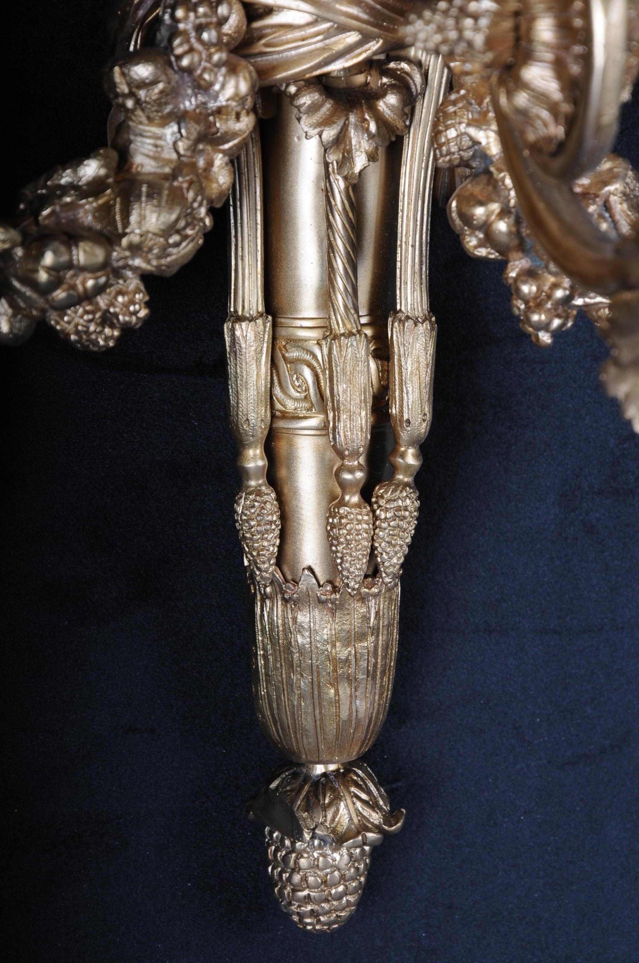 Monumental Bronze Applique, Sconce Louis XVI Style For Sale 1
