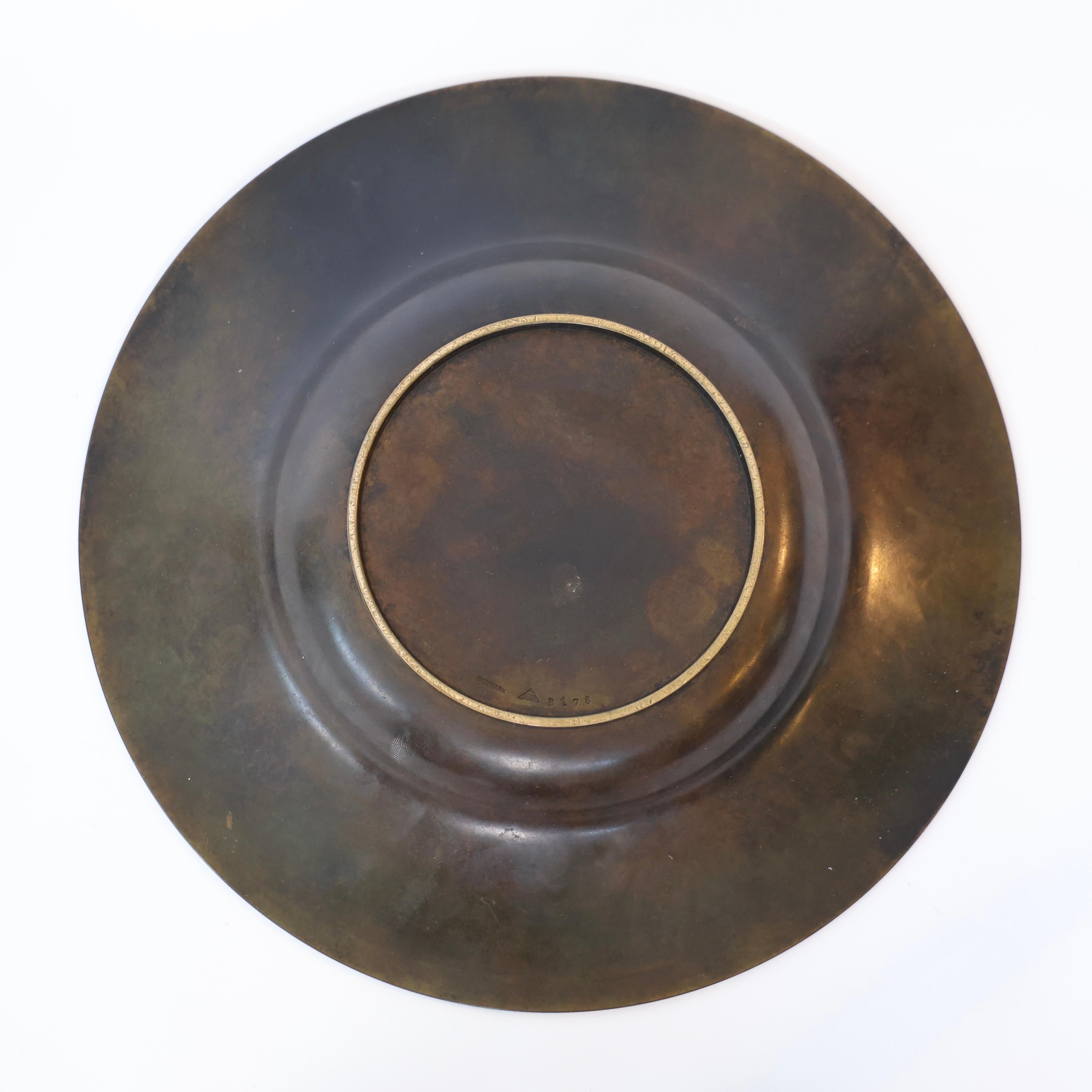 Monumental Bronze Bowls by Just Andersen, 1920s, Denmark For Sale 2
