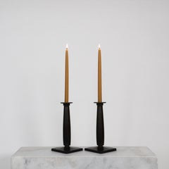 Portacandele monumentali in bronzo di Just Andersen, anni '20, Danimarca