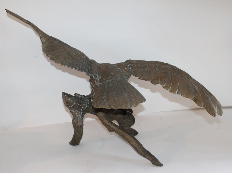 Monumental Bronze Eagle Sculpture at 1stDibs