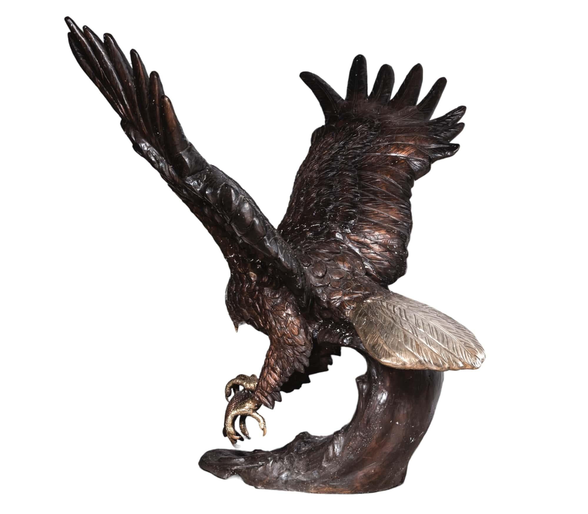 Monumentale Bronze-Adler-Statue im Angebot 5