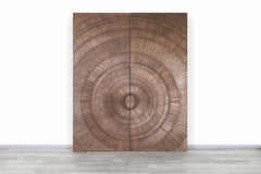 Monumental Bronze "Heroic Starburst" Doors by Billy McCarroll and David Gillespe