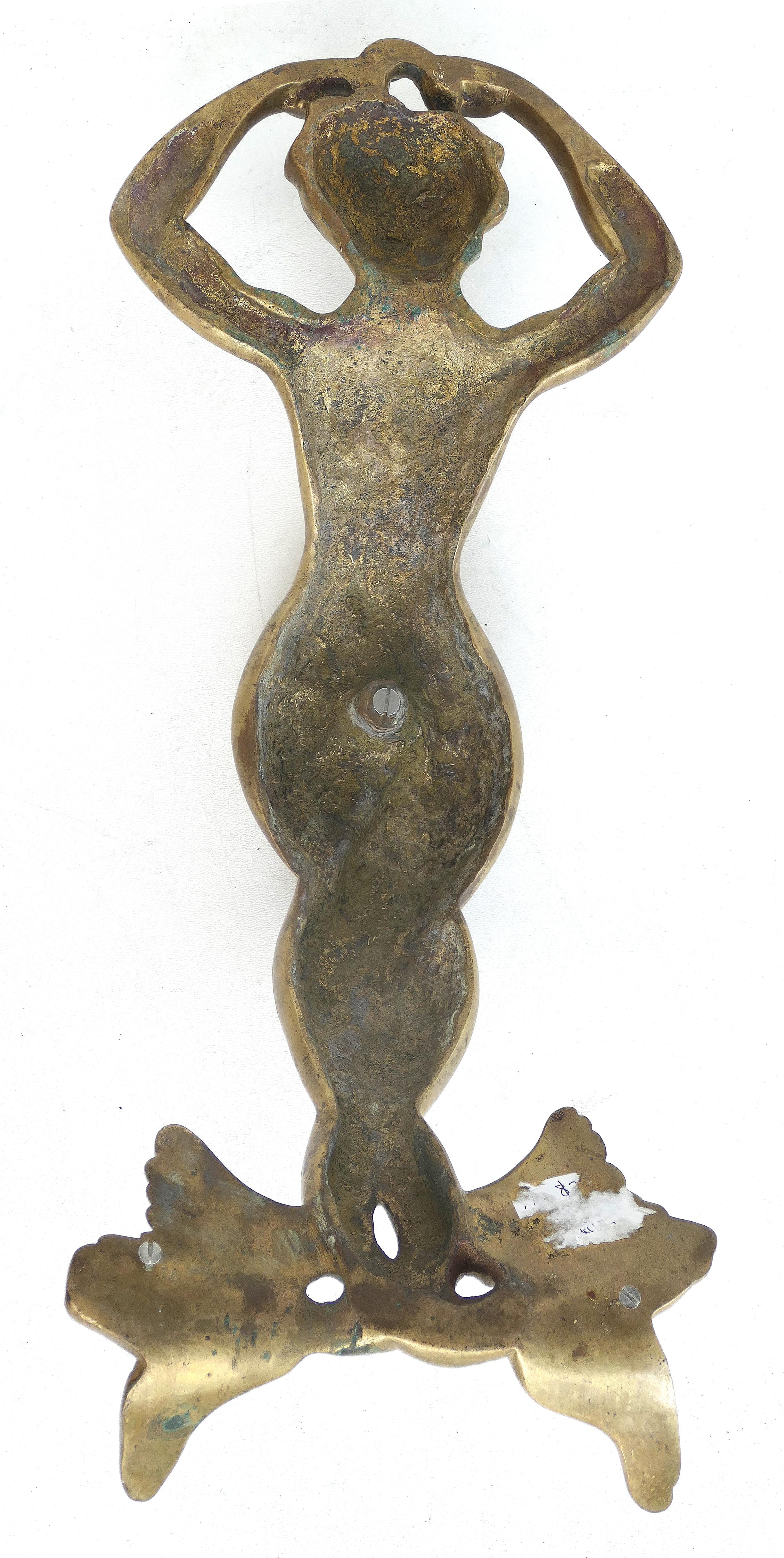 Monumental Bronze Mermaid Handles or Door Knockers 1