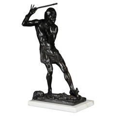 Monumental bronze sculpture, G. Hengstenberg  'The Pied Piper of Hamelin'