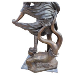 Scultura monumentale in bronzo, fusione a cera persa “San Michele Arcangelo”