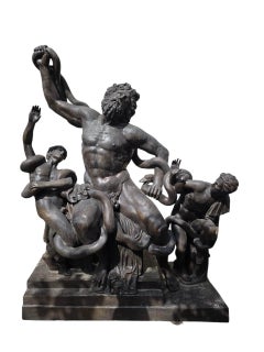 Monumental Bronze Sculpture of Laocoön, Italy, 1950s