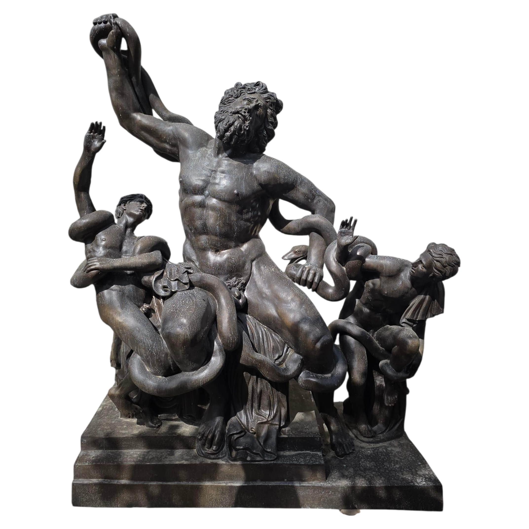 Monumental Bronze Sculpture of Laocoön, Italy, 1950s