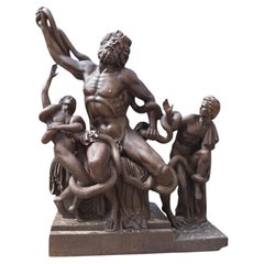 Monumentale Bronzeskulptur des Laokoon, Italien, 1950er Jahre
