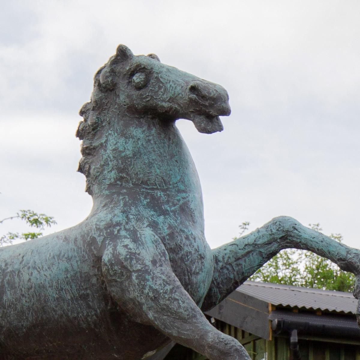 Monumental Bronze Sculpture titled 'Cavallo' by Luigi Broggini 1966 In Good Condition In Donhead St Mary, Wiltshire