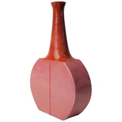 Monumental Bruno Gambone Pop Art Studio Pottery Ceramic Italian Vase, circa 1969