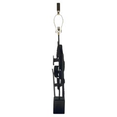 Monumental Brutalist Lamp By Richard Barr For Laurel Lamp Company